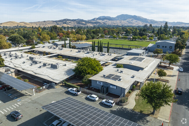Oak Grove Middle School has beautiful views of Mount Diablo.