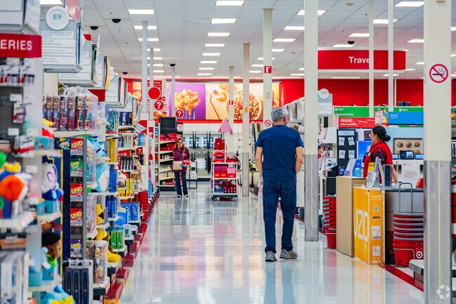 Target near Copper Creek is a large chain retail store conveniently located for locals.