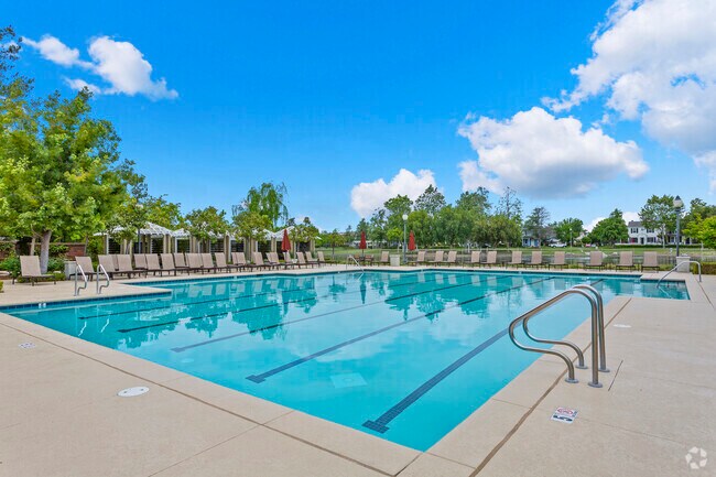 The Harveston HOA pool offers a refreshing oasis with family-friendly amenities.