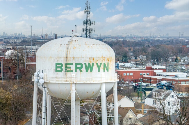 Berwyn was primarily an industrial city in its early years but has seen new developments.