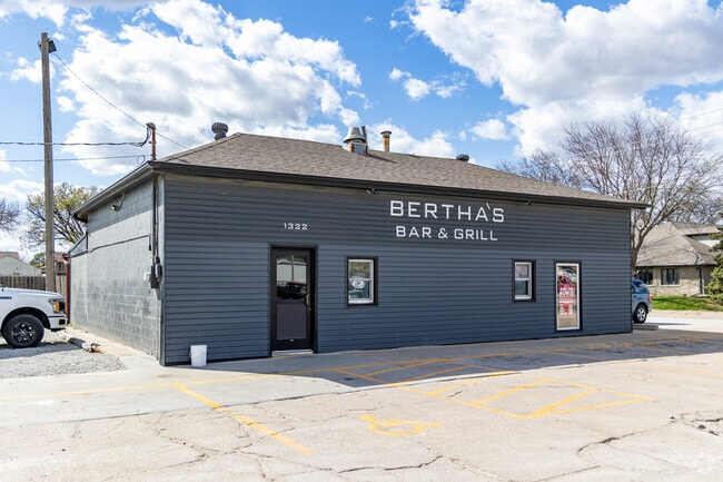 Bertha's Bar & Grill is located inside go the Stan Bahnsen Park neighborhood.