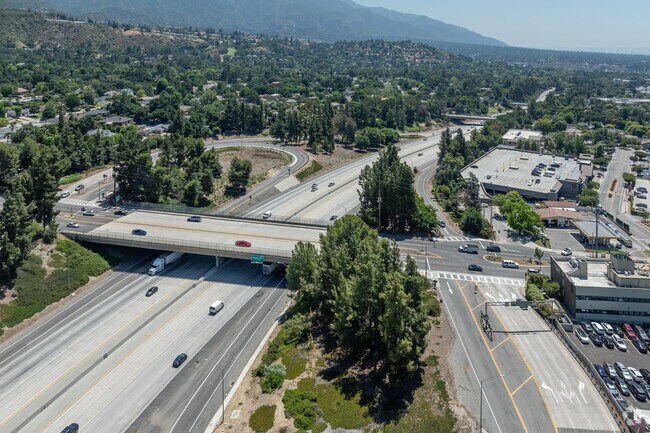 The 210 runs through the neighborhood of La Canada Flintridge.