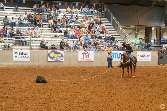 Williams Creek residents love watching the thrilling roping competition.