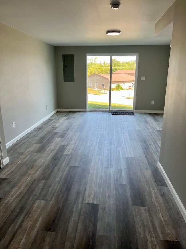 Newly finished basement living area w/ walkout