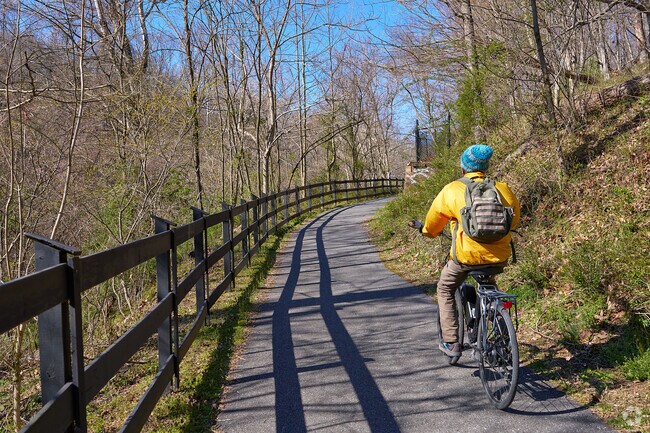 This trail in Brunswick is one of many trails found convenient Burkittsville.