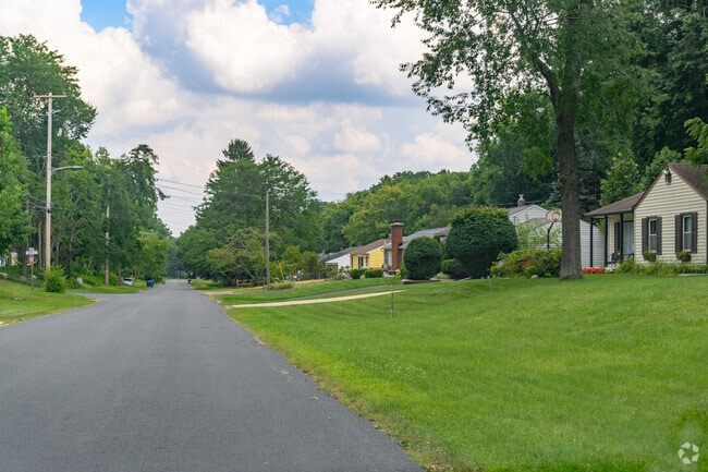 Smaller ranch homes and Cape Cods are located on several streets in Westwood.