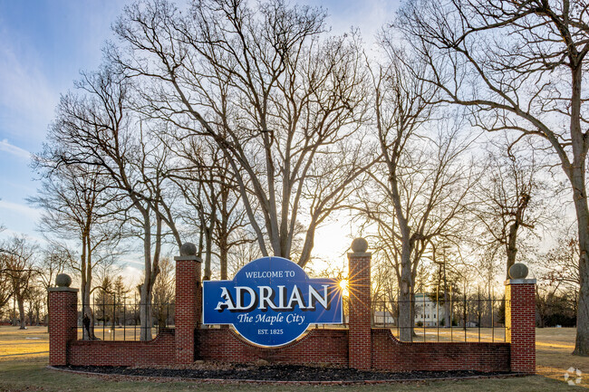 Adrian is known as 'The Maple City' due to the number of native maple trees throughout.