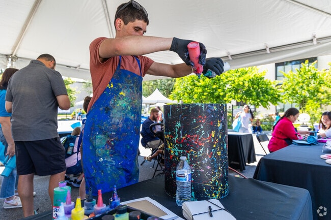 Downtown Redmond hosts the annual Hopelink Neighborhood Fair.