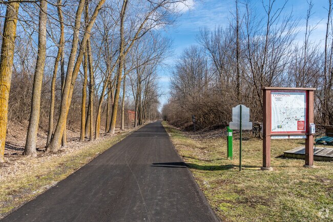 The Roberts Pass Trail is a paved biking and hiking trail stretching over 6 miles from London to Fairfield Township's farmlands.