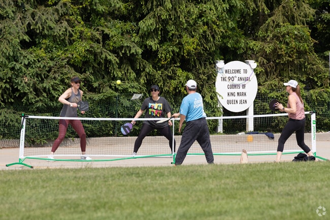 Memorial Park offers well-maintained pickleball courts for all skill levels in Haworth.
