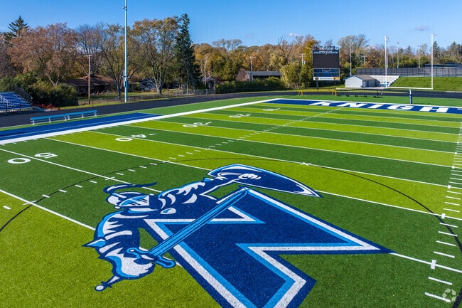 The Nicolet High School football field.