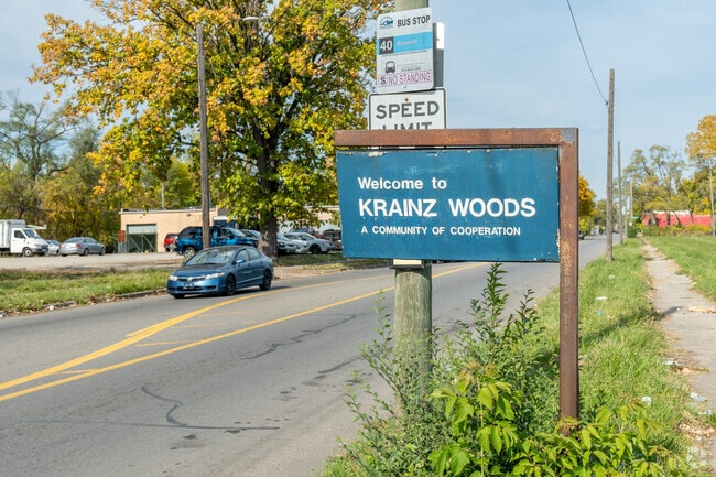 Welcome to Krainz Woods, a suburb with potential in Detroit, MI.
