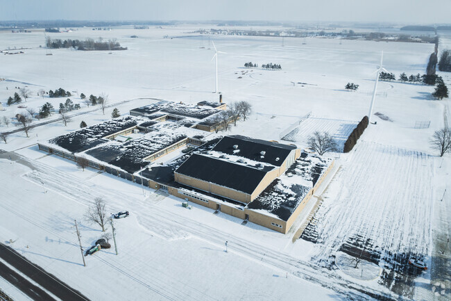 Snow day at Eisenhower Intermediate School.