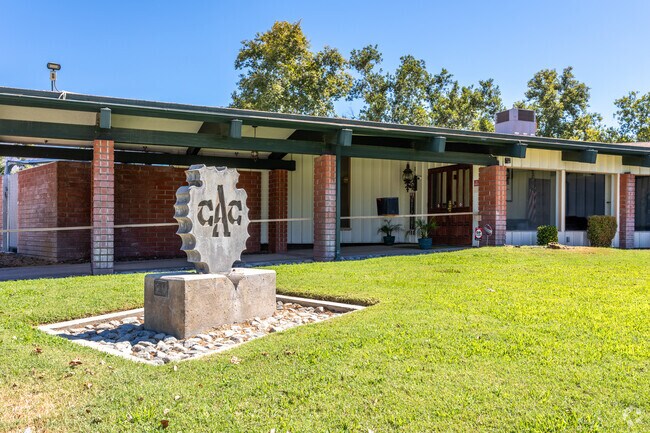The entrance to Arrowhead Country Club welcomes you in Nena.