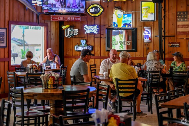 The Cove is a Rutland staple, serving cold ones, good food and offering air baot rides.
