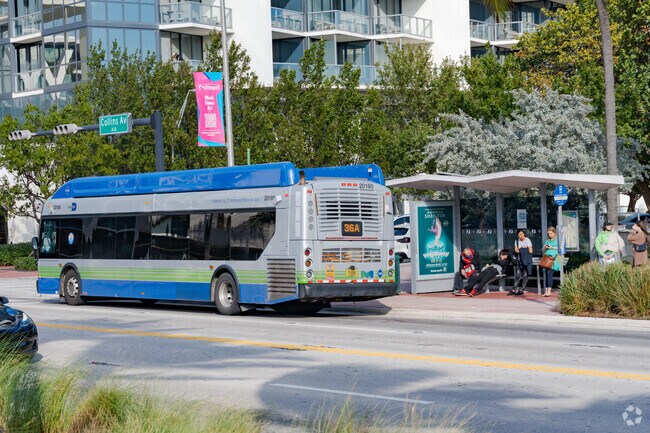 Miami Beach Boardwalk is services by a variety of public transportation options.