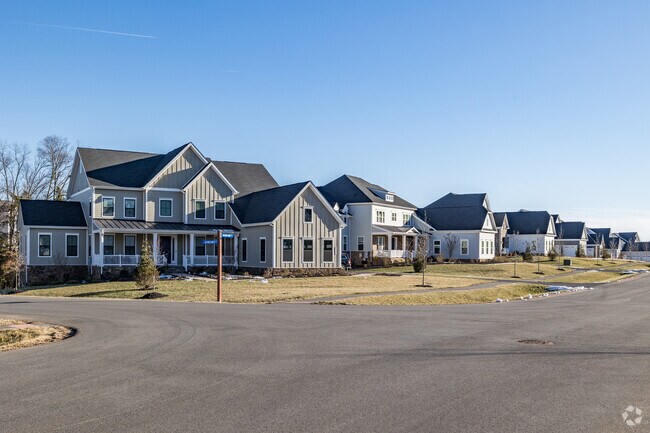 Hartland features charming craftsman houses with timeless design and curb appeal.