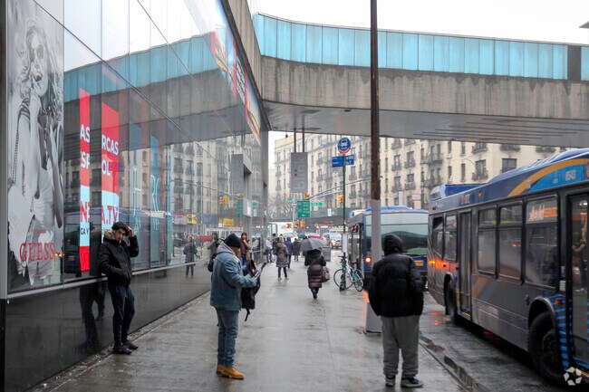 Many residents of the Hudson Heights community utilize public transportation on a daily basis.