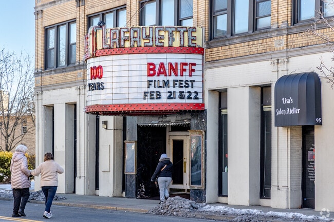 The historic Lafayette Theatre in Suffern offers a classic movie experience in a beautifully preserved setting.