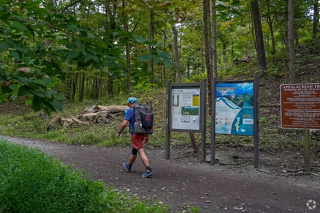 Residents can walk along sections of the Appalachian Trail in East Stroudsburg.