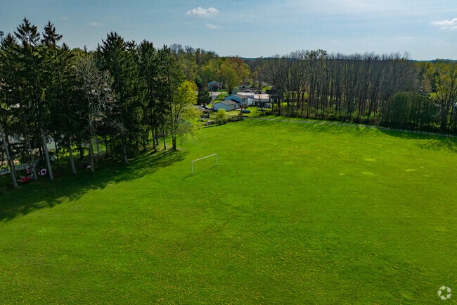 Catherine M. McNamara Elementary features a large green space for students to enjoy activities.