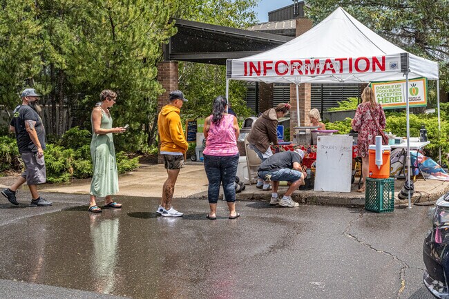 Pine Canyon residents gather along route 66 for the annual Chili Cook Off.