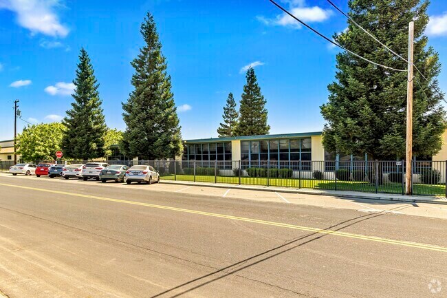 Keyes Elementary School in Keyes Ca sits in a quiet neighborhood.