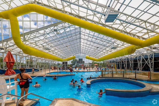 A lifeguard stands vigilant at the Bolivar Recreation & Aquatic Center.