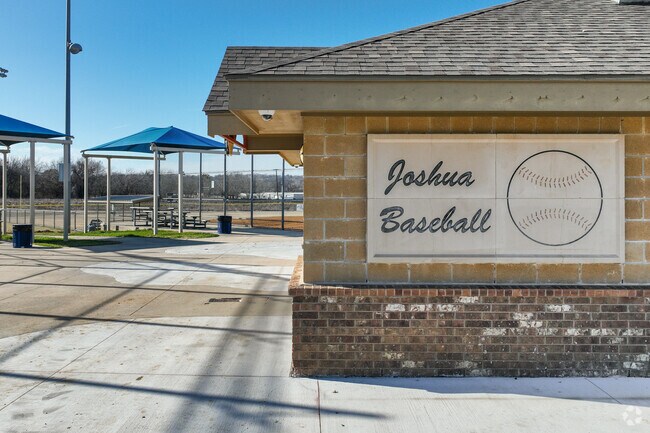 The Joshua Ballpark hosts little league games in Joshua, TX.