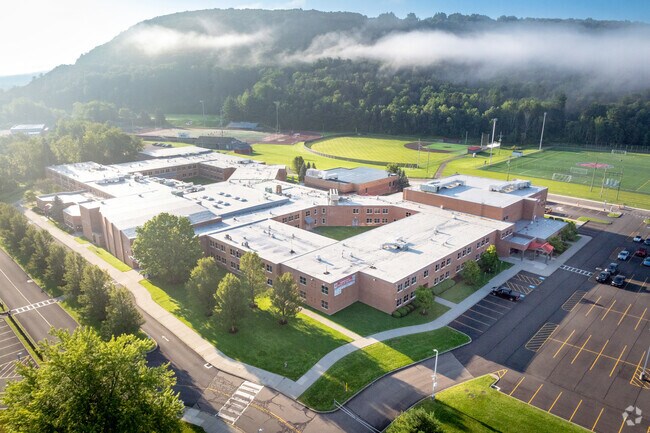 Chenango Valley Middle School shares property with Chenango Valley High School.