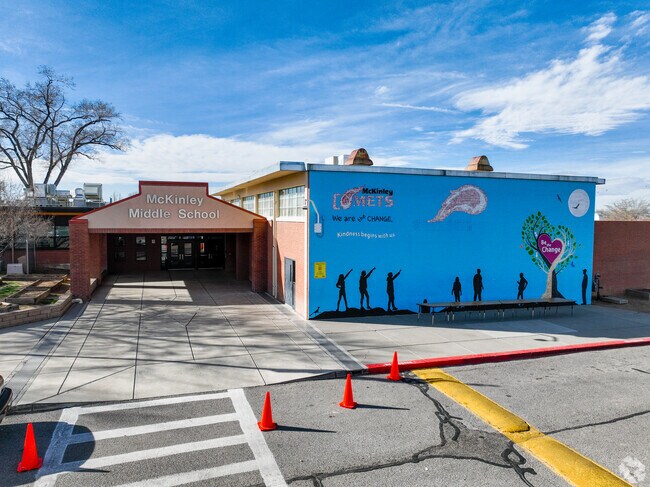 For sixth, seventh, and eighth grades, student can attend McKinley Middle School.