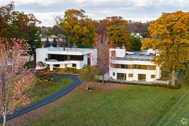 Newer homes are springing up all around Orchard Lake Village.