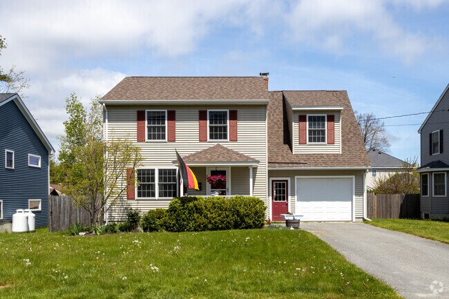 This contemporary home is nestled in Cash Corner.