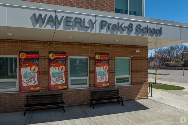 Waverly Elementary hosts PreK through eight grade.