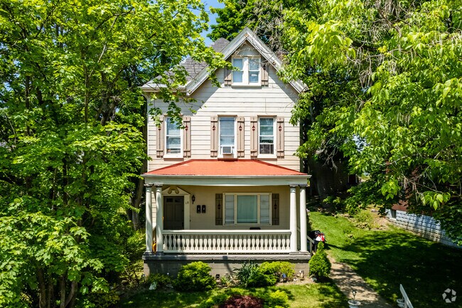The trees surround the homes in Avalon setting a beautiful scene for residents.