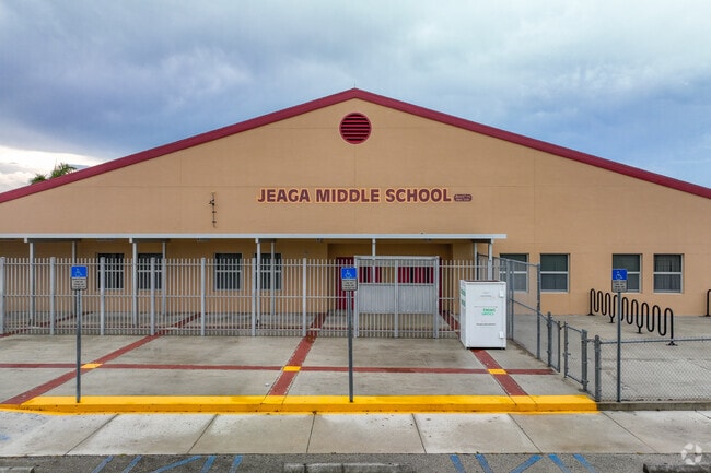 Jeaga Middle School proudly serves the Emerald Dunes and Renaissance communities.