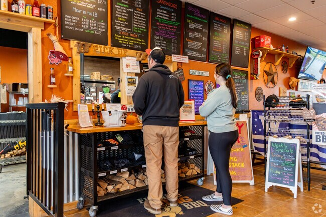 Taste the best BBQ in town at Flaming Pig in New Market.