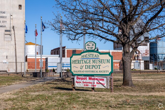 Stop by the Halstead Heritage Museum Depot for a little bit of history.