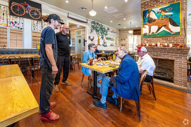 Join friends for dinner at Boudreaux's River Road Restaurant in Saint Rose.