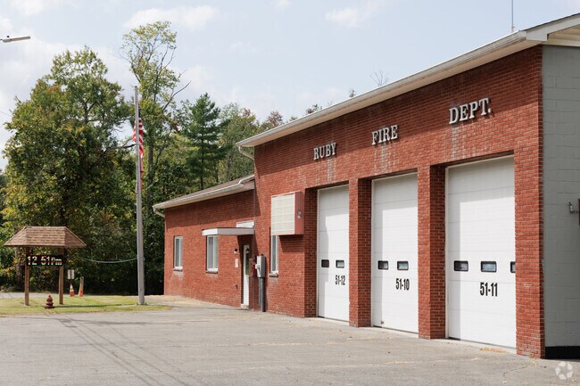 Despite its size, Ruby has its own fire department.
