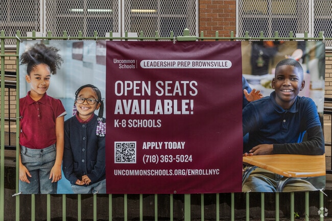 Metropolitan Diploma Plus High School is in the same building as the elementary school.