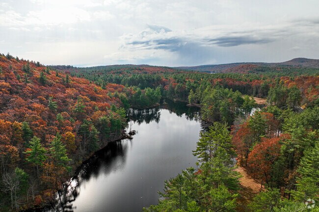 Crow Hill Ledges offers peaceful views, walking trails and plenty of parking at the entrance.