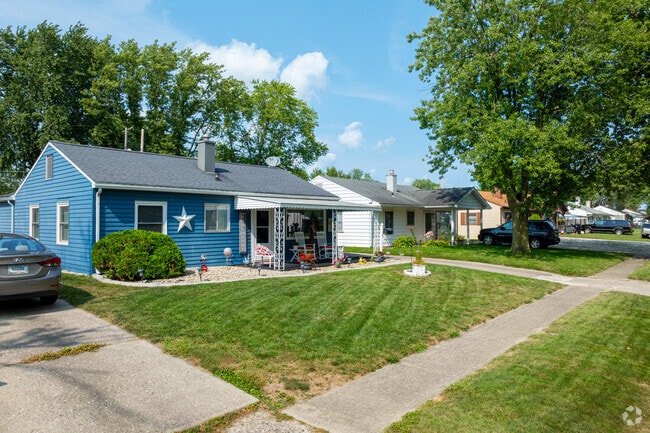 Bon Air homes sit on quiet streets with sidewalks.