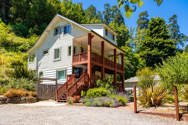 Another variation on the craftsman style homes in Inverness are multi-story homes like this one.