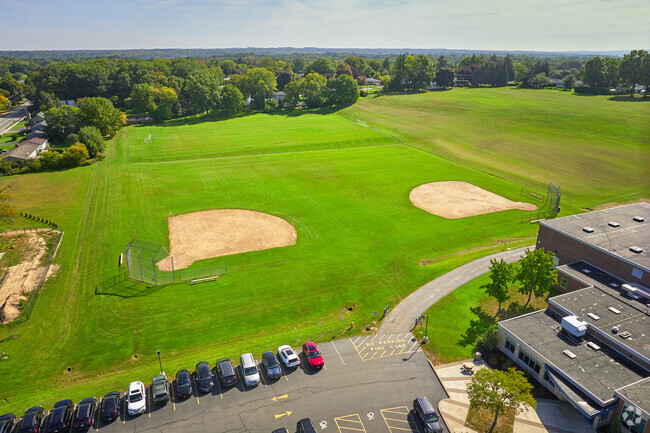 Athletic field at Laurelton Pardee Intermediate School.
