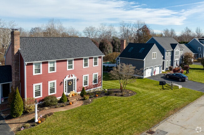 Charming new homes line the streets in some sections of Pakachoag.