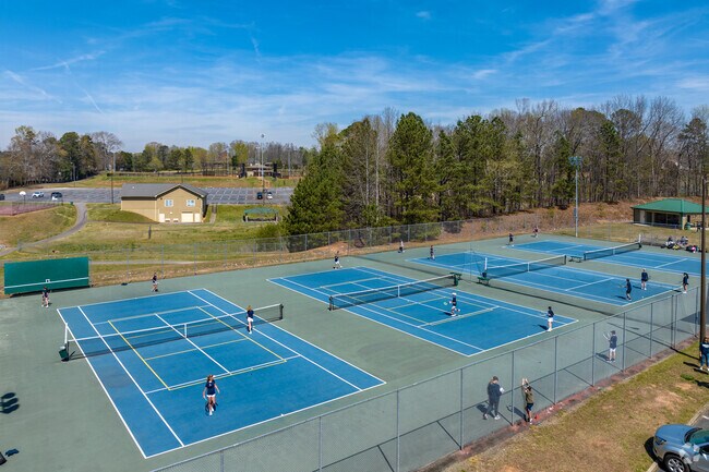 Sharon Springs Park has extensive tennis facilities, as well as sports fields in Big Creek.