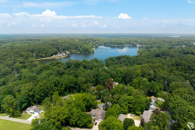 Brady Lake is a popular recreation spot with easy access to nearby neighborhoods.