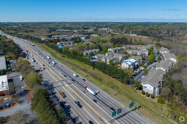 Interstate 85, forms the southern border of the Duluth, GA neighborhood.