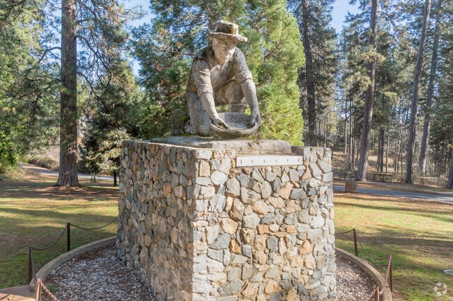 Condon Park honors Grass Valley’s gold mining heritage with historic features and signage.